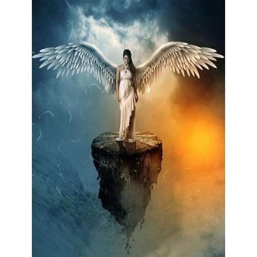 Diy Diamond Painting Cross Stitch Full Square Drill Resin Needlework Picture Diamond Embroidery Space Angel Mosaic CraftsZP-2210