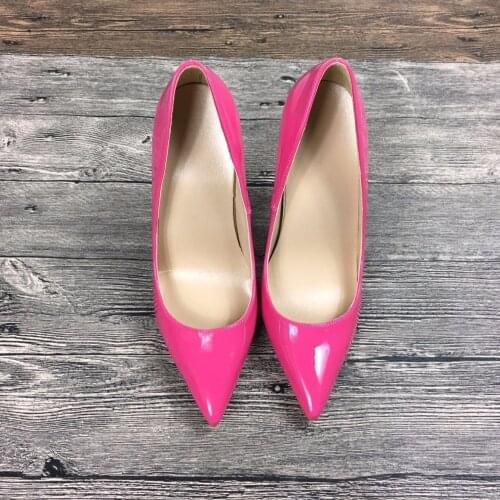 2020 New lady high heels shoes exclusive patent brand shoes Ms. 8 cm 10 cm 12 cm female high heels
