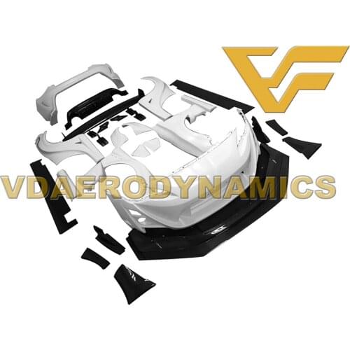 Suitable For 12-20 GT86 BRZ FR-S 86 VAD-VRS FRP Widebody Full Body Kit - Front Rear Bumper Side Skirts Fenders