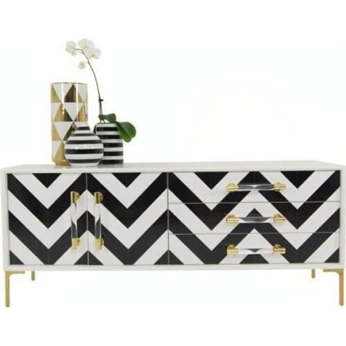 American light luxury creative living room floor cabinet