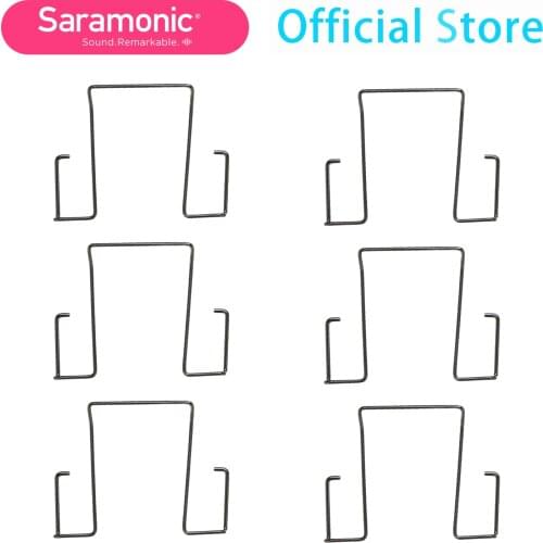 Saramonic Belt Clips Camera Shoe Mounts Antennas and Nuts for UwMic9 Wireless Microphone System