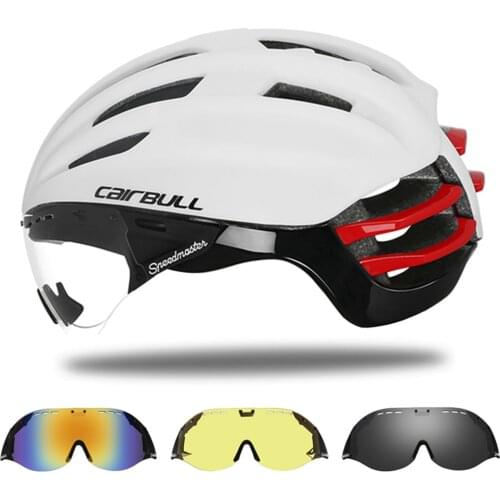 Cairbull Cycling Helmet aero Triathlon Road Bike Helmet Men Women With Goggles Time Trial Race MTB Bicycle helmet Casco Ciclismo