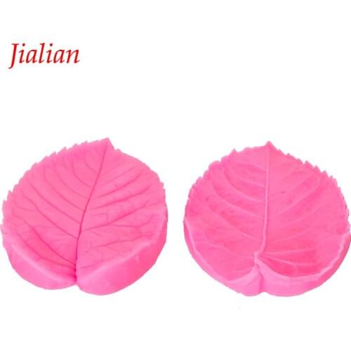 Leaf Shape Embossed fondant silicone mold kitchen baking chocolate pastry candy Clay making cupcake lace decoration tools F-0115