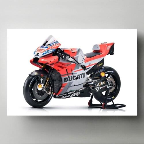 Modern Canvas Paintings Ducatis Desmosedici GP18 Sport Bike Superbike Wall Art Picture Posters and Prints for Living Room Decor