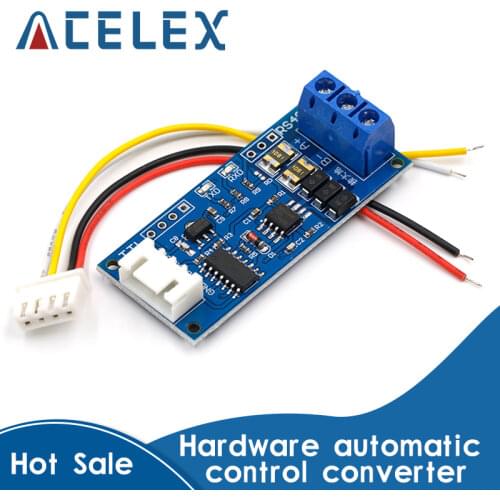 TTL to RS485 Power Supply Converter Board 3.3V 5V Hardware Auto Control Module For Arduino AVR Wide Voltage Singal Indicator