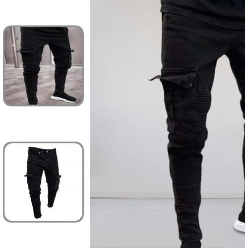 All Match Denim Skinny Male Trousers for Work Casual Men Jeans All Match Denim Skinny Male Trousers for Work Casual