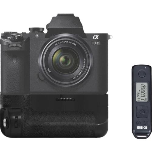 Meike MK-A7II Pro Built-in Wireless Control Battery Grip for Sony A7 II A7R II A7S II as for Sony VG-C2EM