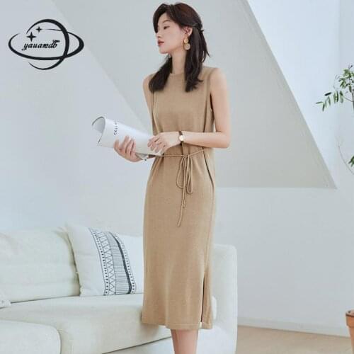 YAUAMDB Fashionable Knitted Dresses