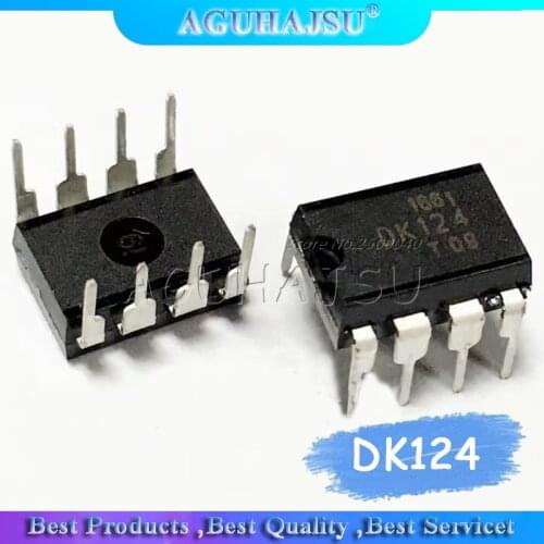 10pcs/lot In-line power chip DK124 24W adapter charger IC pwm controller DIP-8 integrated block