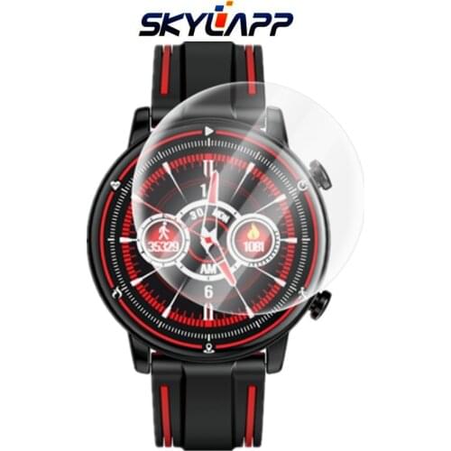 2 Pcs Smart Watch Tempered Screen Protector Guard Cover Shield Film for KSR924 1.28''inch Electrostatic PET Film