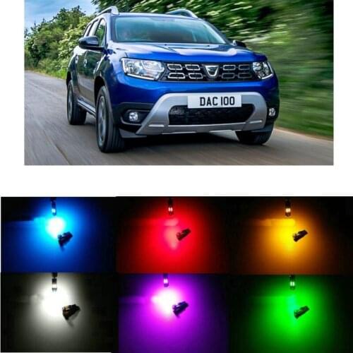 20pc/lot canbus t5 Instrument Dashboard LED Light Bulbs For DACIA DOKKER DUSTER LODGY LOGAN SANDERO SOLENZA