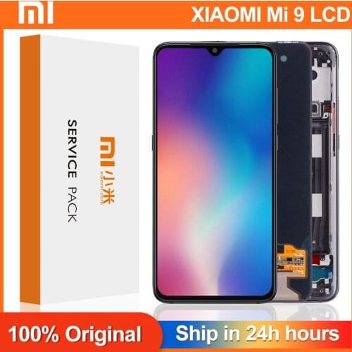 6.39" Original For Xiaomi 9 LCD Display Touch Screen For Xiaomi Mi 9 LCD Digitizer Assembly M1902F1G Replacement Parts