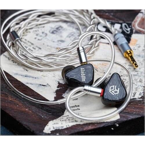 Aladdin 1DD+3BA Hybrid Knolwes Custom 3D Hifi High-End Monitor Studio Bass 2Pin 0.78mm Audiophile Musician Earphones Headphones