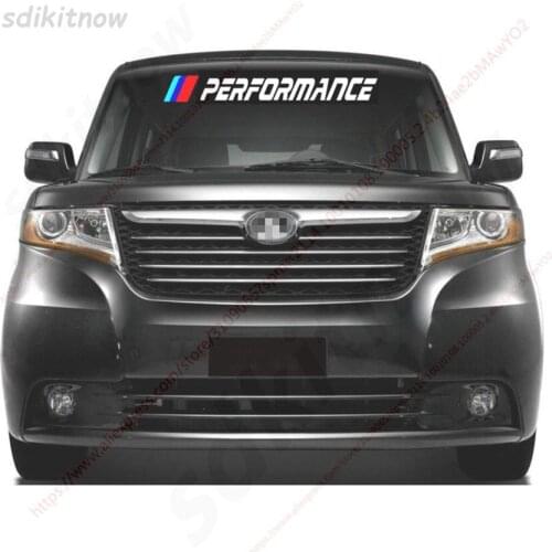 Car Front Rear Windshield Performance Sticker Decal Styling For BMW M3 M5 X1 X3 X5 X6 E36 E39 E46 E30 E60 E90 E92 Accessories