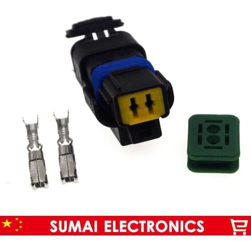 2Pin car female FO Turn light Plug,FO lamp socket,FCI Car Sensor connector for PEUGEOT,Citroen etc