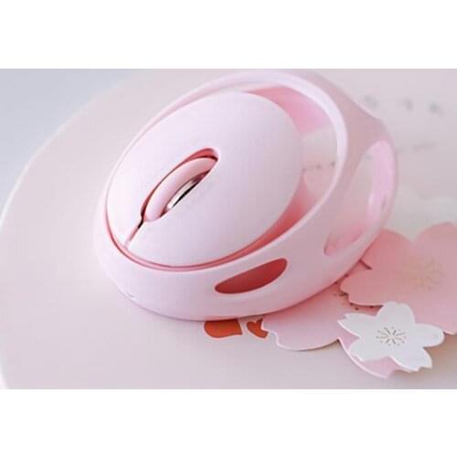 2.4GHz Wireless Rechargeable Cute Egg Shape Hollow Mouse Computer Accessory Gift
