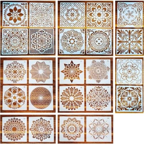 Painting Stencils for Floor Wall Tile Fabric Wood Burning Art&Craft Supplies Man