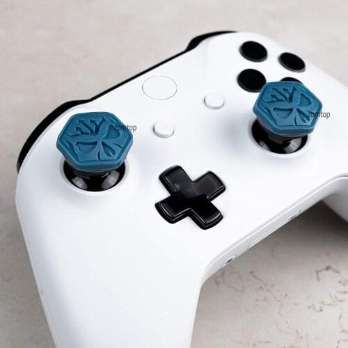 2Pcs Hand Grip Extenders Caps for PS4 Controller Performance Thumb Grips High-Rise Covers for Xbox One Low-Rise Cover