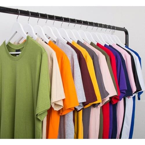24 color Harajuku Plain T Shirt Summer Hip Hop Tshirt Cotton Men women kanye west Streetwear Casual Basic Tops Tees Short Sleeve
