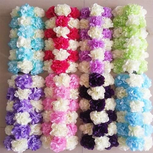 Cheap DIY Wedding decoration props simulation silk flowers rose wedding arch wedding Artificial flower Road LED Flowers