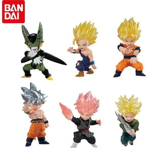 Bandai Genuine EX Gashapon Dragon Ball ADVERGE MOTION Son Goku Character Modeling Dolls Collection Hand-Made Toys Kids Gifts