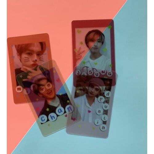 8Pcs/Set Kpop Stray Kids Transparent Card PVC Lomo Cards Photocard For Fans Collection