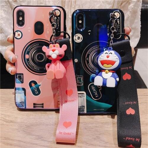Retro Camera 3D Toy Stand Strap Phone Cases For Huawei Mate 20 pro 10 Lite Mate 9 10 Y6 Y5 Y9 2019 Y7 PRO 2018 P smart Soft Case