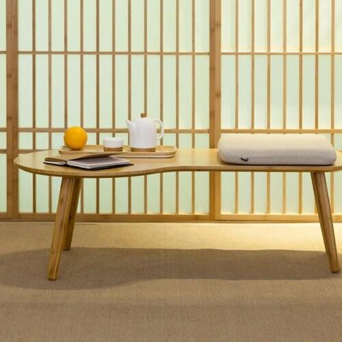 Modern Minimalist Small Coffee Table Bamboo Furniture Multifunctional Balcony Stool Japanese Tatami Coffee Table Small Table