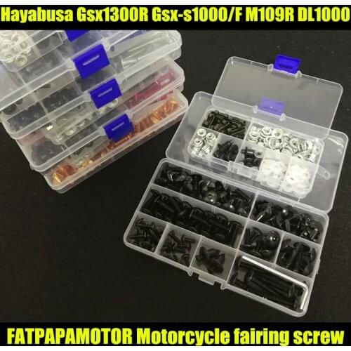 Universal Motorcycle Fairing Bolts Screw Moto Spring Bolts For SUZUKI Hayabusa GSX1300R GSXS1000F M109R DL1000