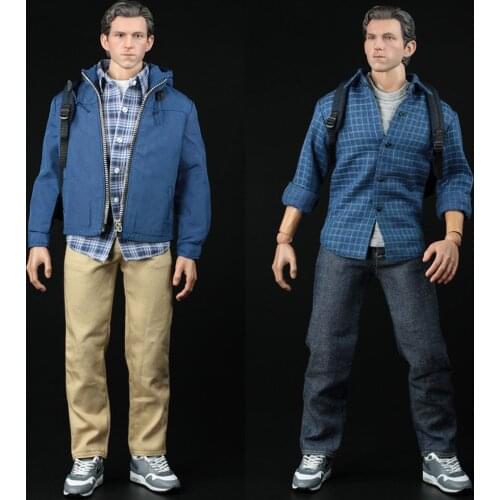 VORTOYS 1/6 Scale V1016 A/B Leisure Clothes Jacket Pants Shoes Model Fit 12'' Male Figure For Collection