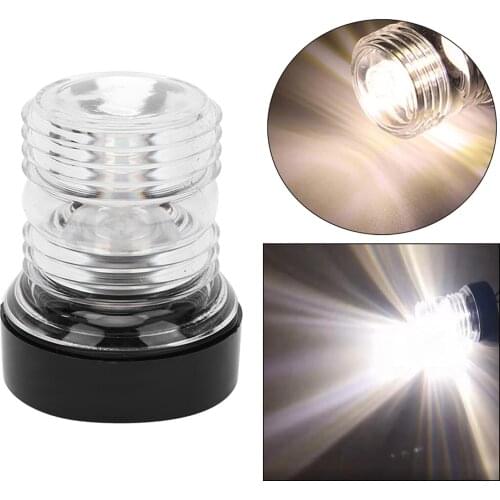 Yacht Anchor Light LED Marine Boat All Round Navigation Lamp Super Bright Pontoon Vessel 12-24V Signal Lights