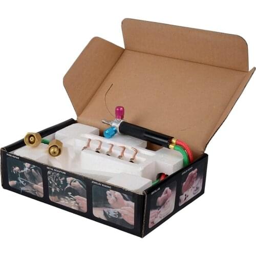 Gold Welding Torch Mini Smith Soldering GoldSmith Equipment With 5 Tips Jewelry Making Tools