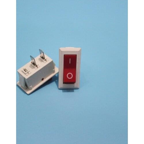 10 Pcs 33x16mm 2 Pin SPST On/Off Rocker Switch 15A 250VAC 20A 125VAC White Red KCD2-101