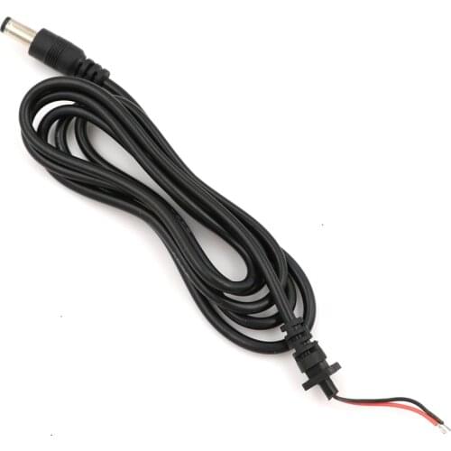 2pcs 5.5*2.1mm Male Plug with 1metre Cable DC Power Adapter Cable 5.5x2.1mm