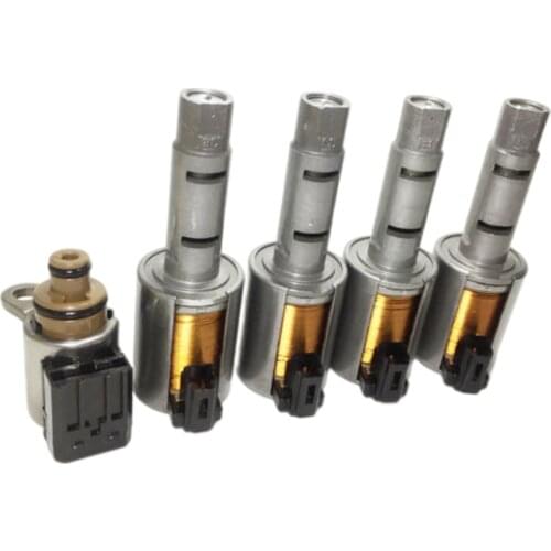5x/Set RE0F11A JF015E Transmission Solenoid Kit Replacement for Nissan Sentra Tiida 2012-2015