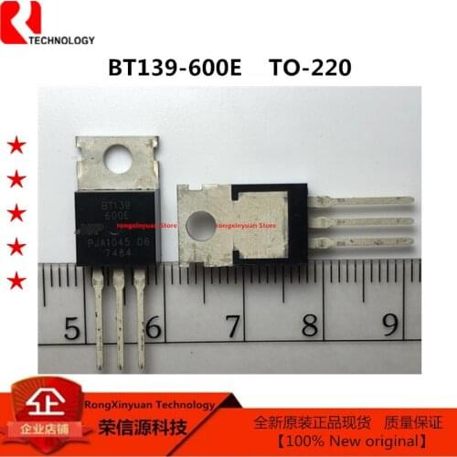 5 pcs/lot BT139-600E BT139 TO-220 BT139-600 Triacs sensitive gate 600V 16A Original New 100% quality