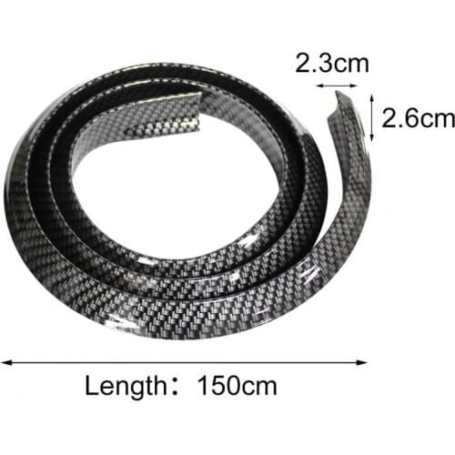 75%Dropshipping!1.5M Car Wheel Arch Trim Eco-friendly Wear Resistant Rubber Vehicle Wheel Eyebrow Arch Protector for Universal C