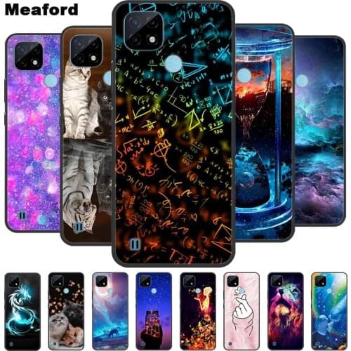 For Realme C21 Case Soft Silicone Cool Cartoon Case For Realme C21Y Back Cover For Realme C21 C20 TPU Fashion Phone Fundas