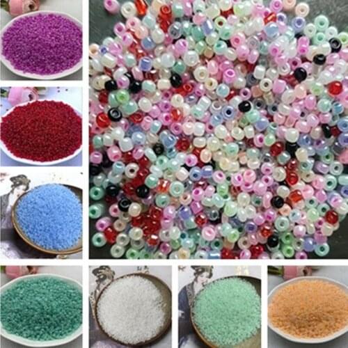 DIY Cream Beads 2mm * 1000pcs for Making Bracelets, Necklaces and Jewelry