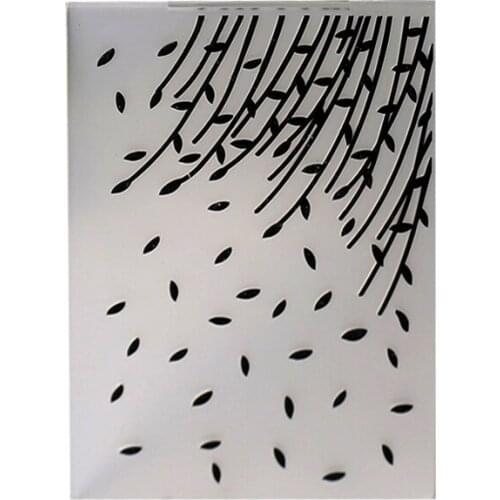 DIY Scrapbooking Forest Willow Embossing File Templates Card Plastic Template Garden Crafts Sewing Embossing Folders