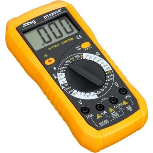 DT9205A+ LCR Meter With Overrange Display Capacitance Inductance Resistance Multimeter Self-discharge Tester Measuring Meter