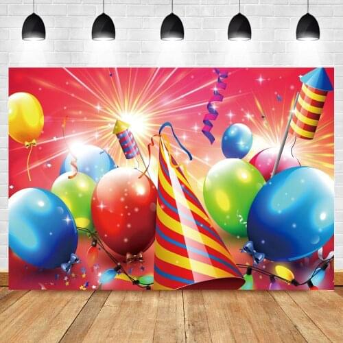 Happy 2021 New Year Firecracker Backdrop Newborn Baby Kids Celebration Party Photography Background For Photo Studio Photophone