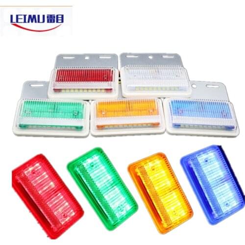 Truck LED Side Marker Indicat 24V Trailer light super bright waterproof automobile multi-functional waist lamp