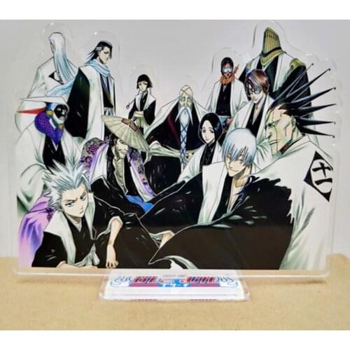 Anime Bleach Kuchiki Byakuya Hitsugaya Toushirou Acrylic Stand Figure Collection Model Toy Gift Desk Decoration Cosplay