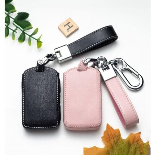 Leather Car Key Cover Case for volvo s90 2017 S90L t5 t6 2015 2016 t8 2017 XC60 2018 Car Auto Key Case Covers Protect