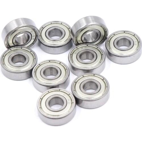 10pcs Free shipping 624ZZ 4x13x5mm miniature deep groove ball bearing 4*13*5mm