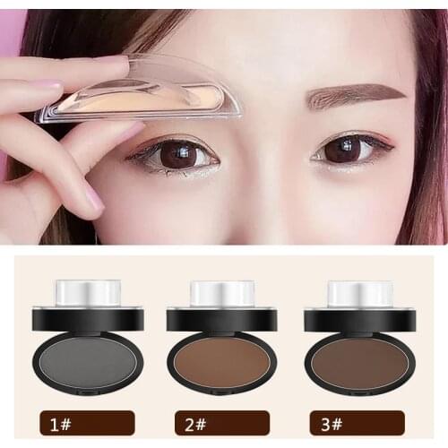 Natural Arched Eyebrow Stamp Quick Makeup Brow Stamps Powder Pallette 9 Options Eyebrow Powder Seal Best Selling Dropshipping