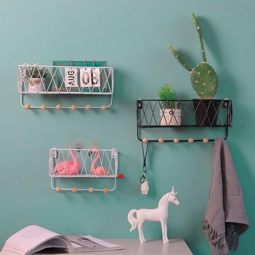 Bathroom Shelves On The Wall Shelf Decoration Living Room Housekeeper On Wall Decoration Storage Shelves and Supports Keys Hook