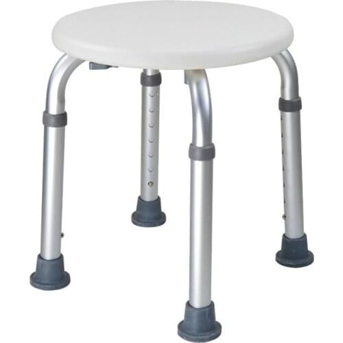 Adjustable Bath Tub Shower Chair 8 Height Bench Stool Seat with Non-Slip Rubber Sole for Bathroom