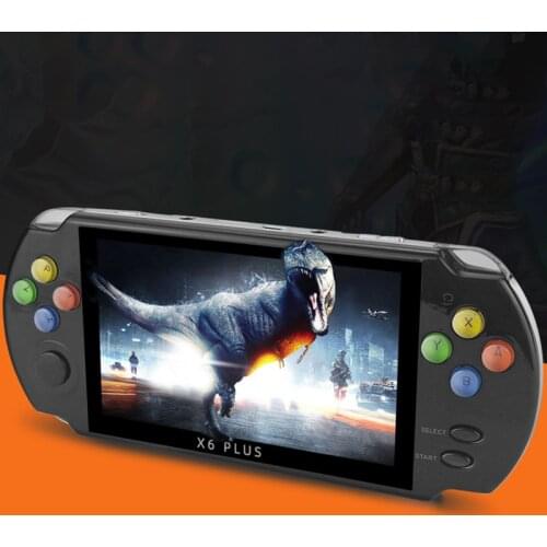 Coolbaby X6 plus Retro Game Console Portable Joystick Handheld Game Console Support MP4 MP5 Video Game For PSP PS1 GBA